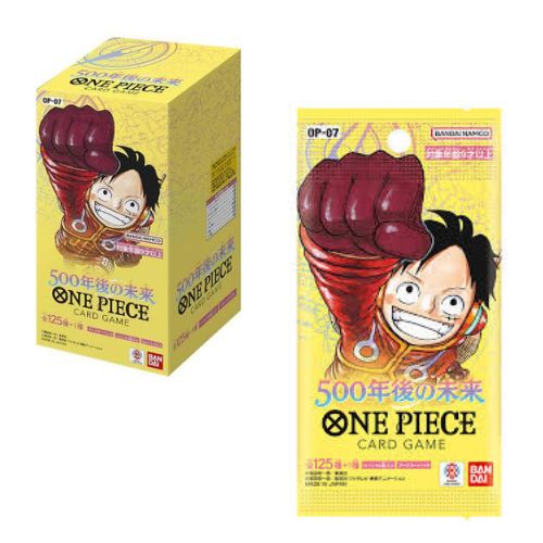 BANDAI NAMCO ONE PIECE 500 Years in the Future (Japan Version) –  Carte Collezionabili – In bustina da 6 carte In Box…x24
